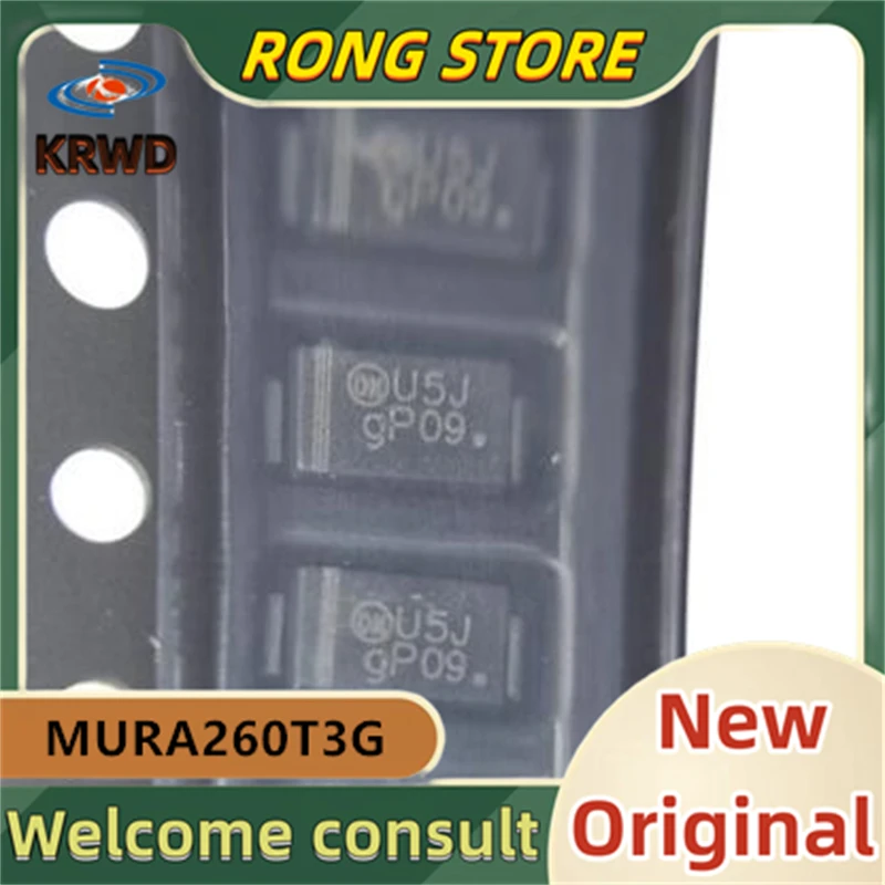 

(10 шт.) U5J Новый и оригинальный чип IC MURA260T3G MURA260T3 DO214AC