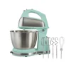 Classic Stand and Hand Mixer, 4 Quart Stainless Steel Bowl, 6 Speeds with Quick Burst, Blue, Blenders, Household 1