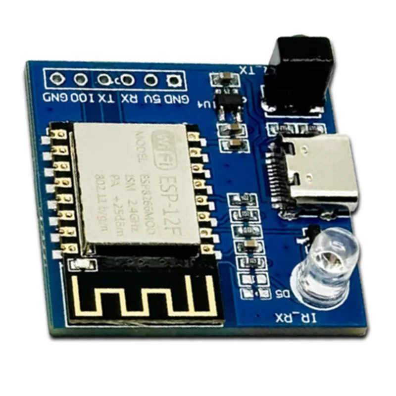 NEC 명령 WIFI ESP-12F 모듈 TYPE-C 인터페이스 전송 모듈용 2X ESP8266 적외선 송신기-수신기