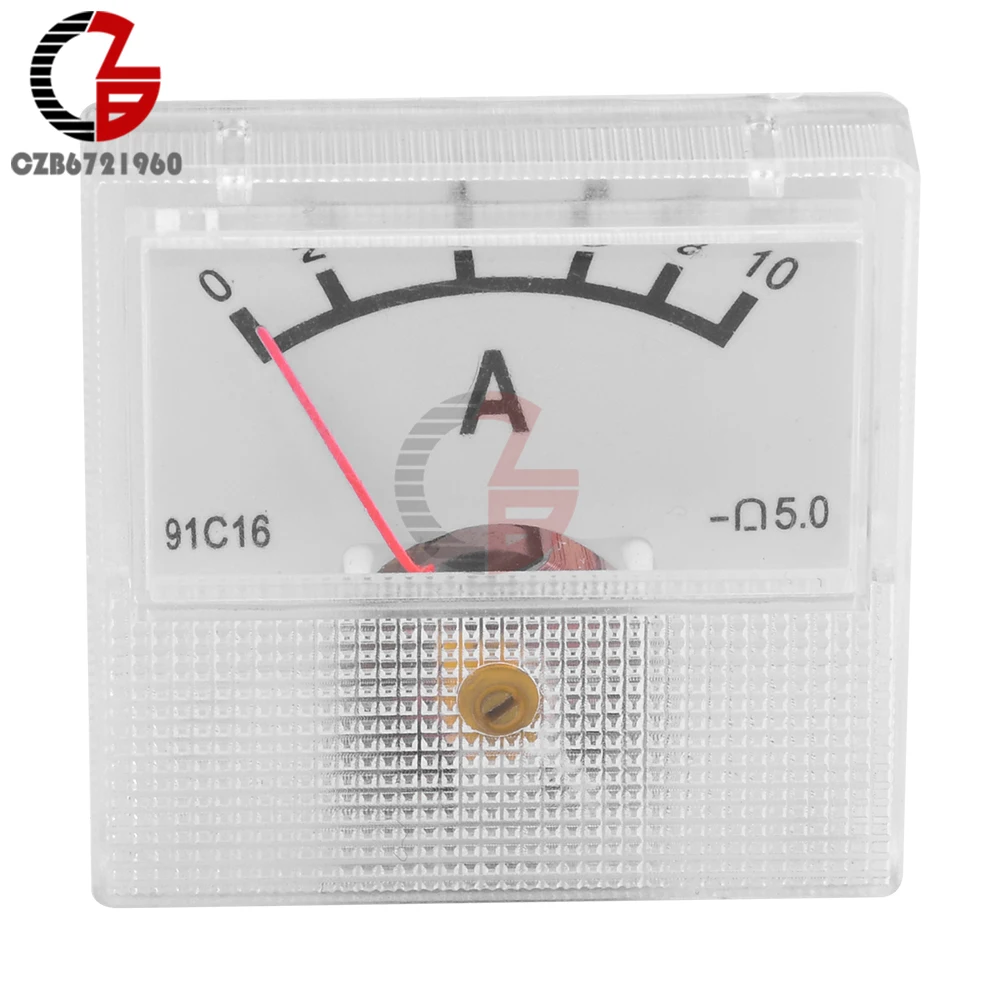 Analog Pointer Voltage and Current Panel Meter Tester