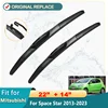 Car Wiper For Mitsubishi Space Star 2013-2023 Front Wiper Blades Soft Rubber Windscreen Wipers Blade 22"+14" 550mm + 350mm 1