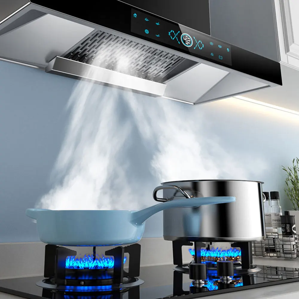 Top-suction Extractor Kitchen Hood Large Suction Range Hood Household European-style Cappa Aspirante Cucina