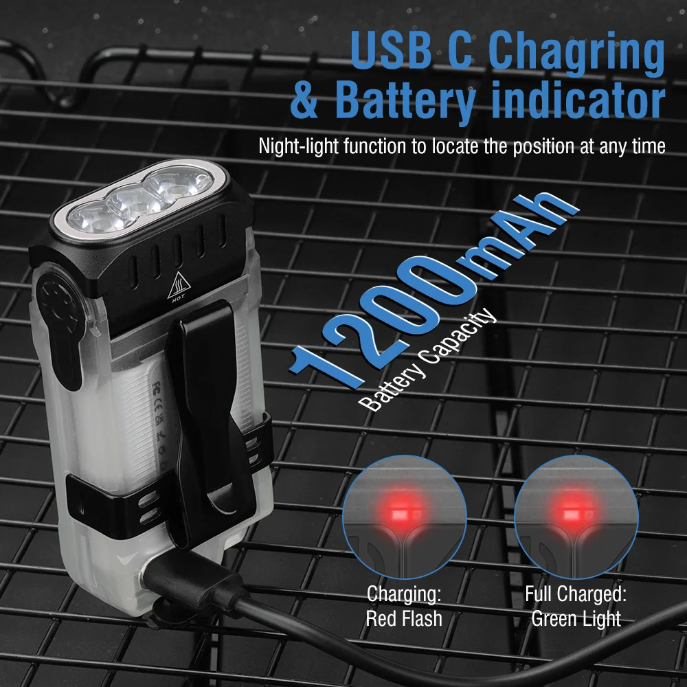 BORUiT V15 ̴ ۾ LED  Űü,  USB-C  ,  ƼŰ ƮƮ,  ķ ġ