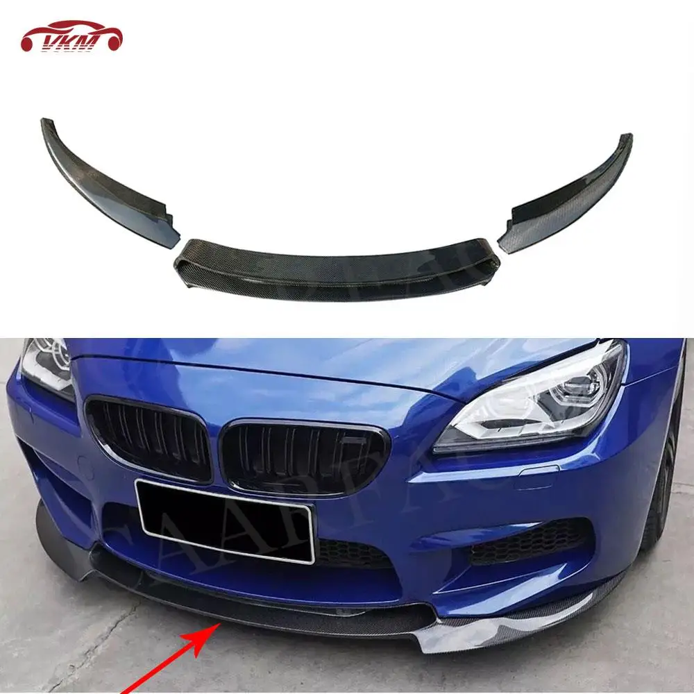 Carbon Fiber Front Lip Spoiler Splitters for BMW 6 Series F06 F12 F13 ...