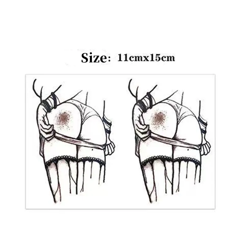 черная попа 