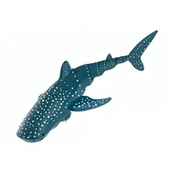 Enhanced Remote Control Shark Boat with Lights and Water Spray Effects - Exciting Electric Toy (Spotted Whale)