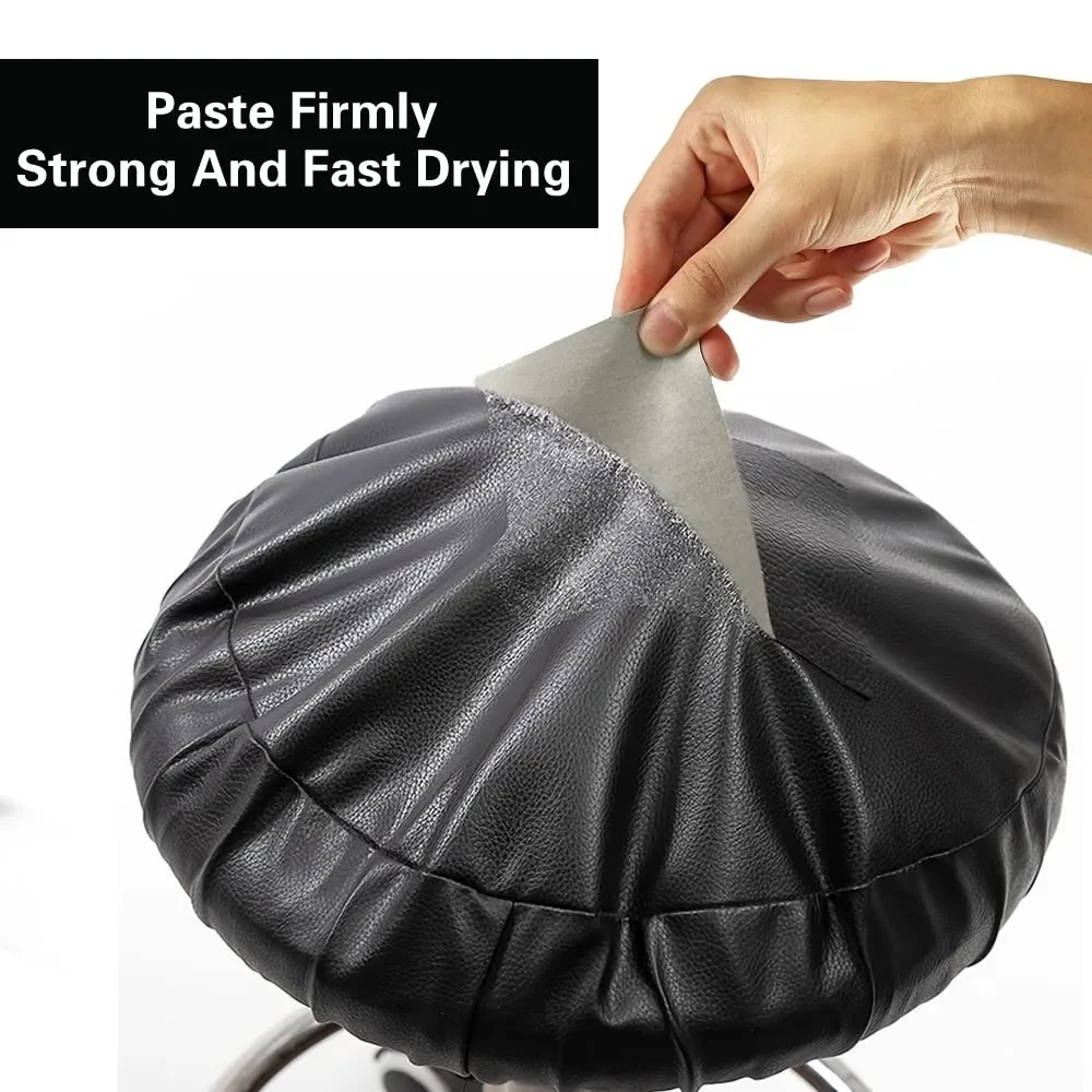 자체 접착 가죽 수리 패치 내마모성 Litchi Stria 가죽 침대 소파 좌석 의자 수정 검은 가죽 스티커 250X137CM