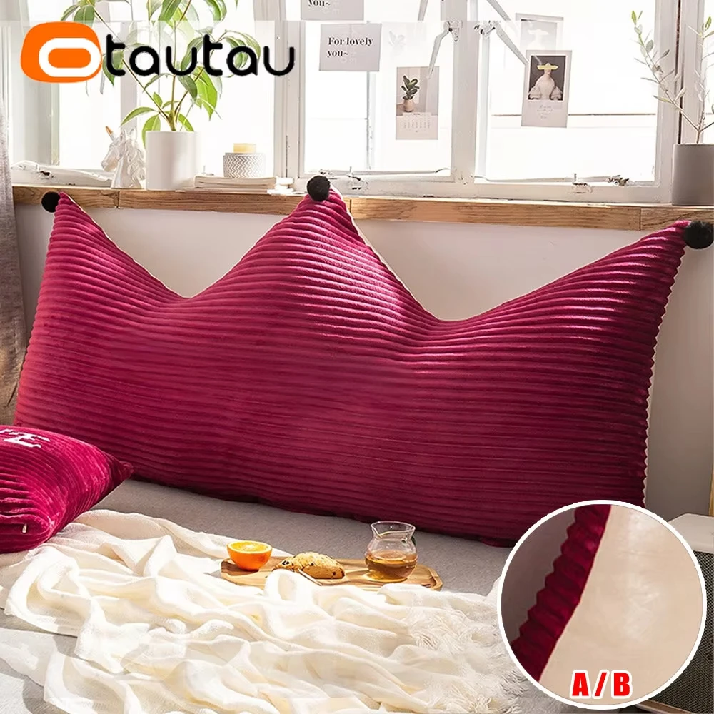 ヘッドボード ベルベット クッション 背もたれ 100cm Wine Red ヘッド