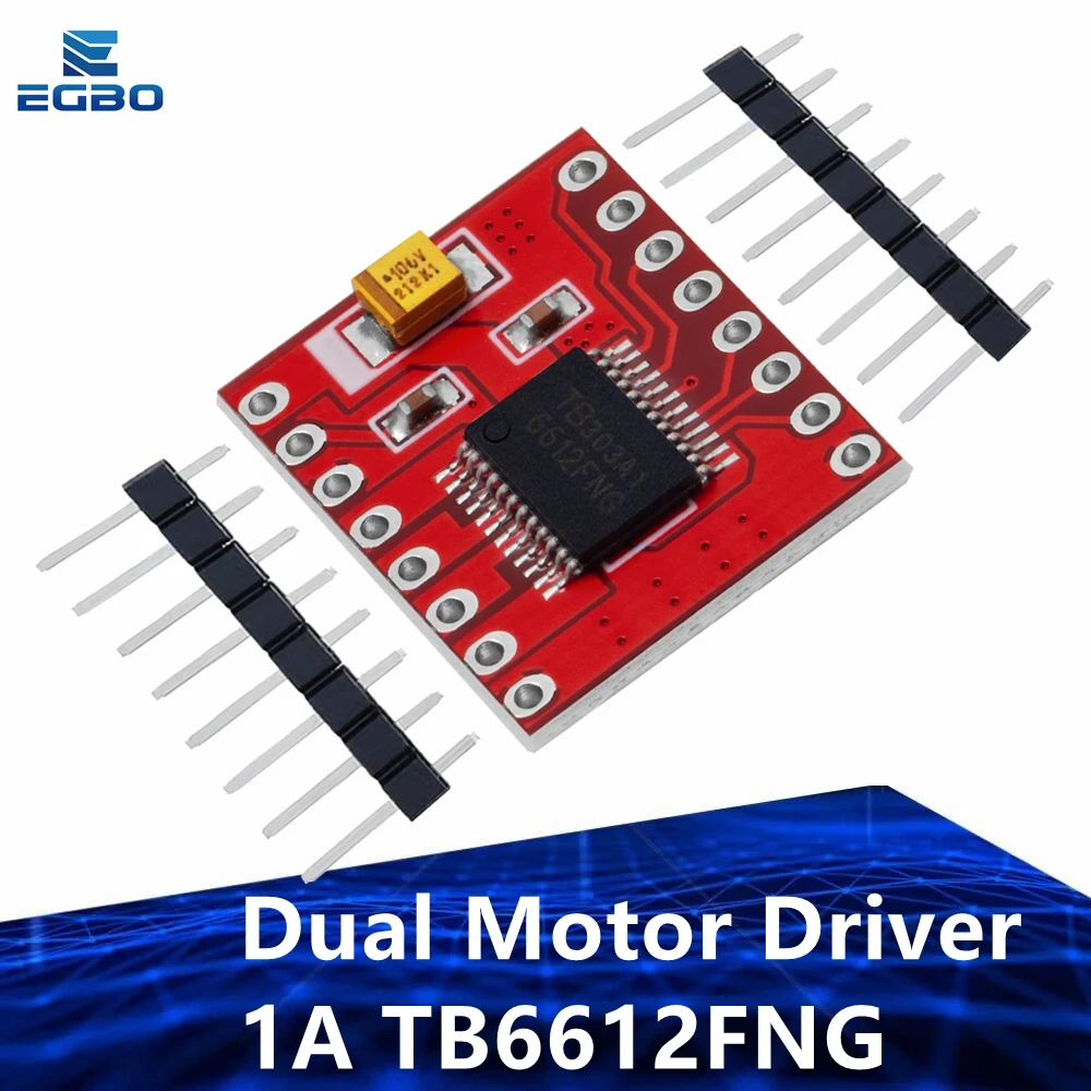 TB6612FNG Dual Motor Driver Module 1.2A DC | High-Efficiency Replacement for Arduino/Raspberry Pi Robot Car Controller