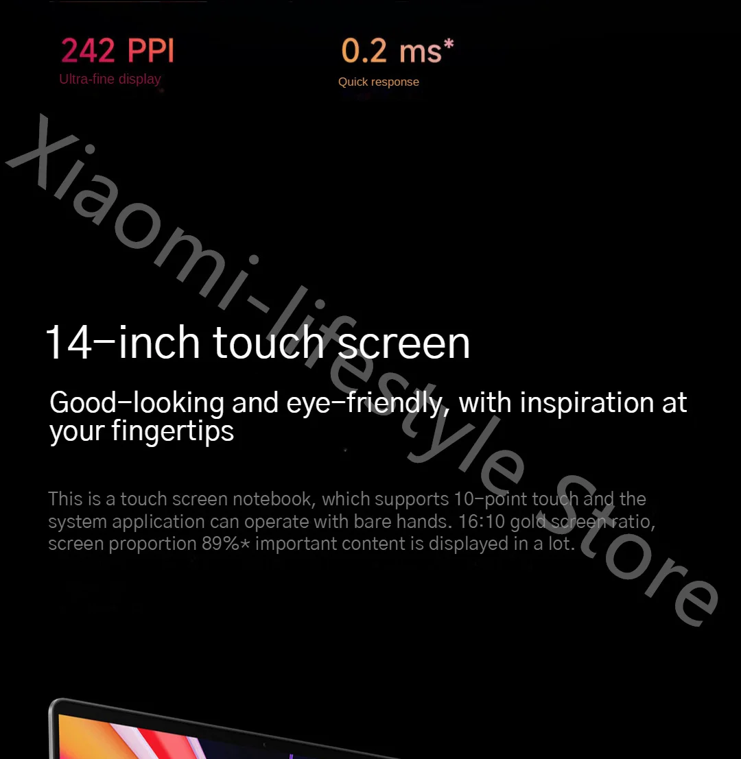 Xiaomi Mi Book 14 2022 Laptop with Intel Core i7-1260P/i5-1240P, RTX2050/MX550/Iris Xe Graphics, 14