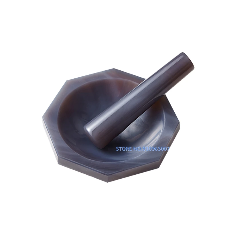 Lab Inner Diameter 30mm To 130mm Natural Agate Mortar and Pestle A-GRADE 1set for Chemistry Laboratory Grinding lab mortar and pestle