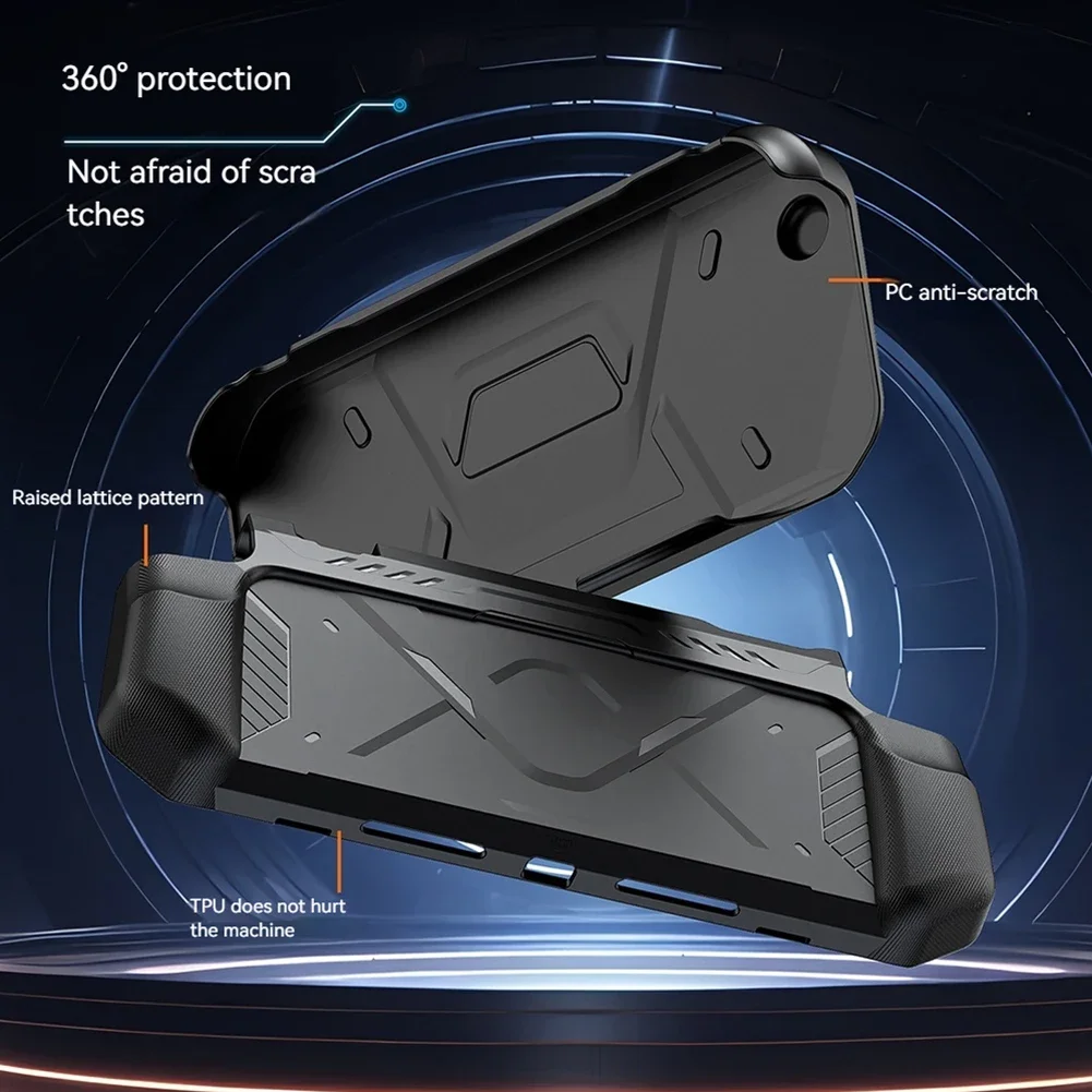 For NS2 Game Console Protective Shell Anti-Scratch Console Protective Case Ergonomic Grip Hard PC Front Cover Game Accessories