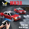 1/16 MN38 RC Car Remote Control Vehicle HongKong Taxi Controllable Atmosphere Lamp Simulated Drift Toy Car 1