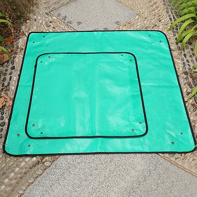 50-100 Cm-Es Ültetési Szőnyeg Kertészeti Növények Repotja Cserepes Pad Összecsukható Kerti Növényi Edénytranszplantáló Vízálló Szőnyegek - Image 6