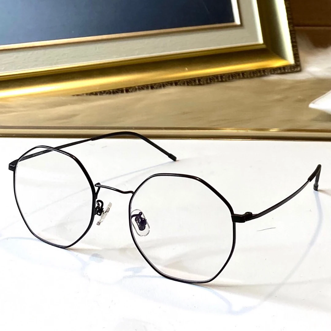 

SUPER SUNG S025 Optical EYEGLASSES For Unisex Retro Style Anti-blue Light Lens Plate Geometric Corner Full Frame With Box