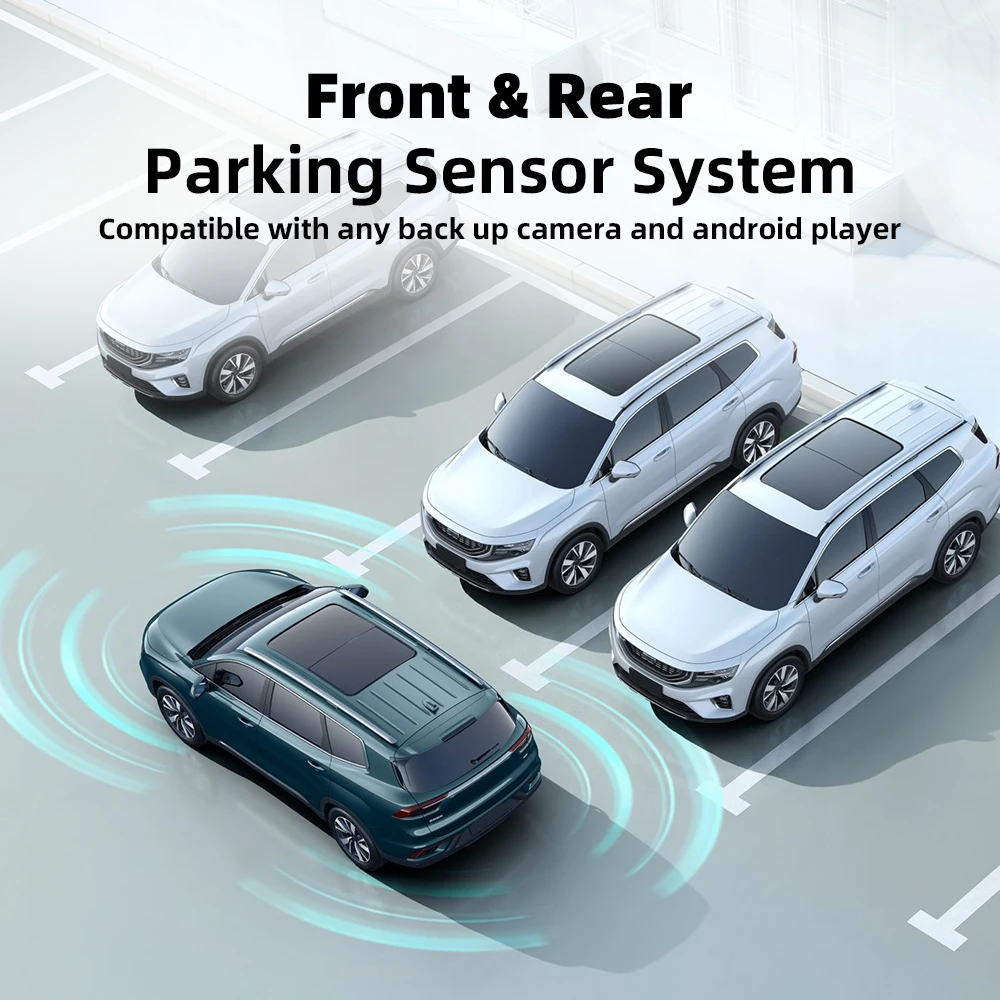 Rear & Front Parking Sensors parking sensor kit led parking sensor kit parking sensor car led parking sensor For all EKIY Head Unit