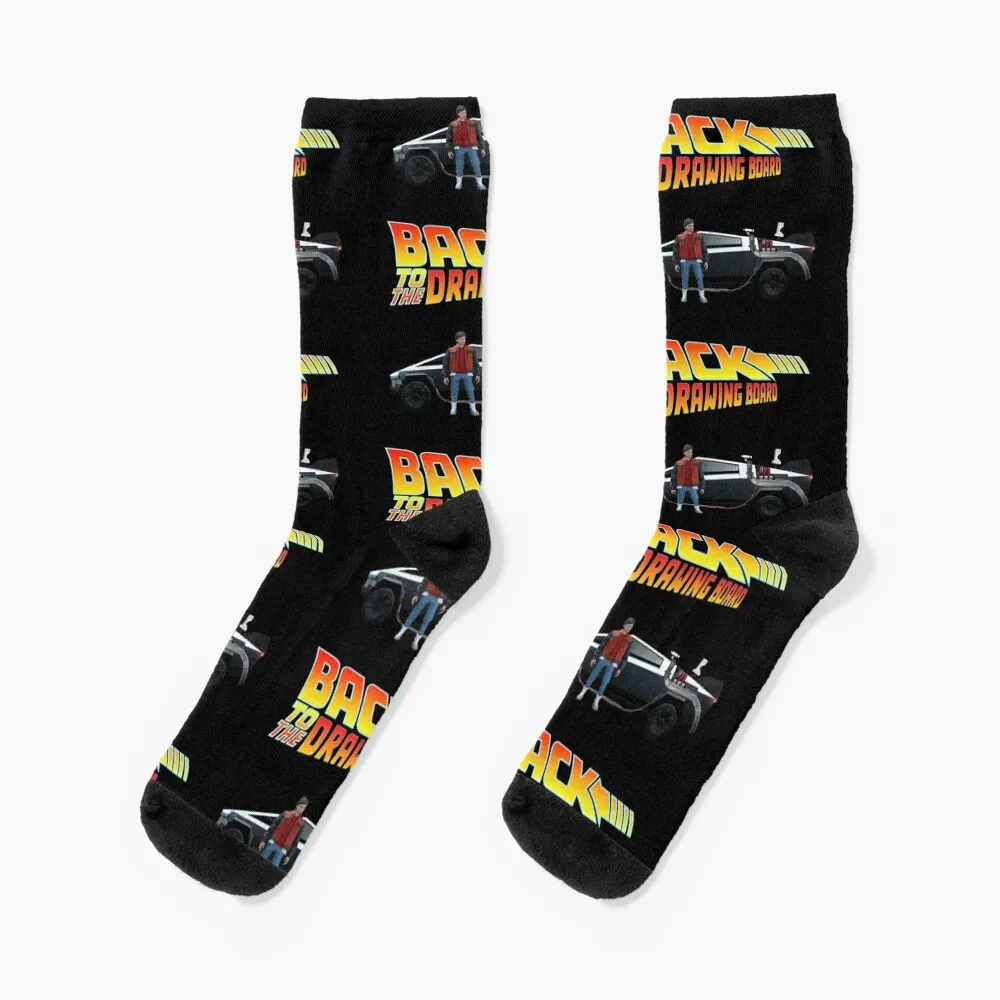 

BACK TO THE DRAWING BOARD Socks Heating sock Antiskid soccer Socks Women's Men's