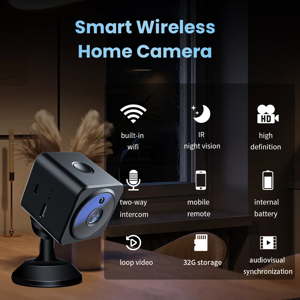 AS02 camera baby surveillance camera home security voice intercom wifi Monitor