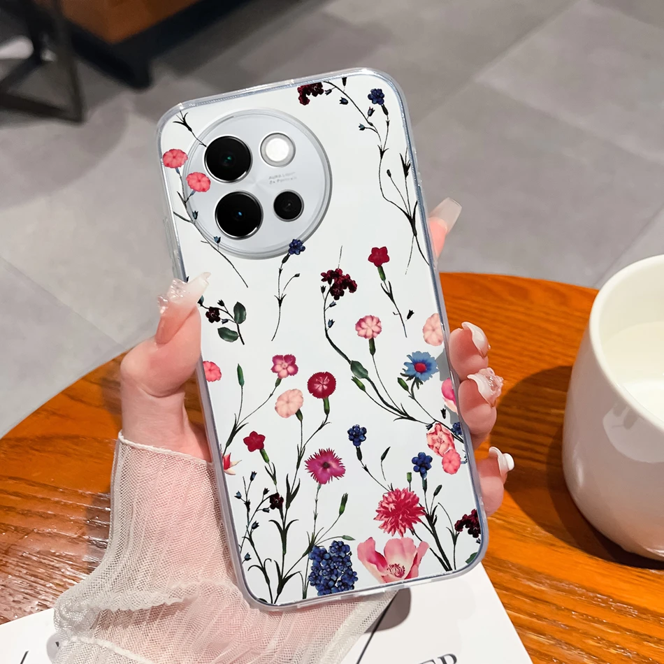 Leisure Butterfly Soft Clear Silicone Anti-Drop Phone Case - Slim Back Cover