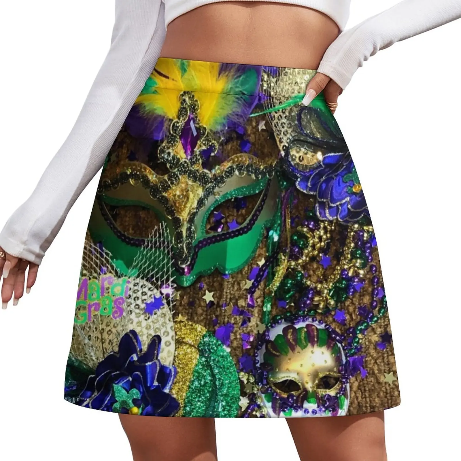 

Mardi Gras Carnival 1B Mini Skirt summer skirts korean style clothes women 2024 dress women summer