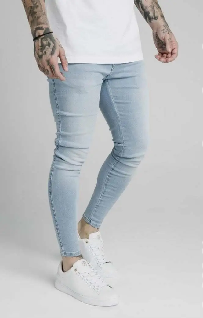 Siksilk Skinny Fit Denim Transparent 