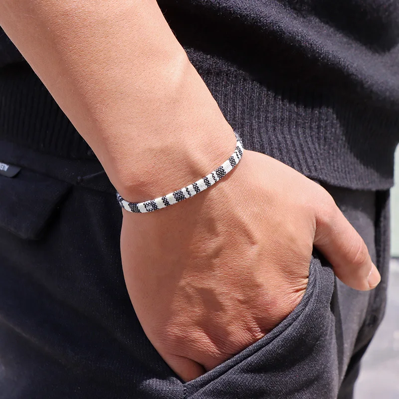 Bracciale surfista per donna e uomo, braccialetti colorati