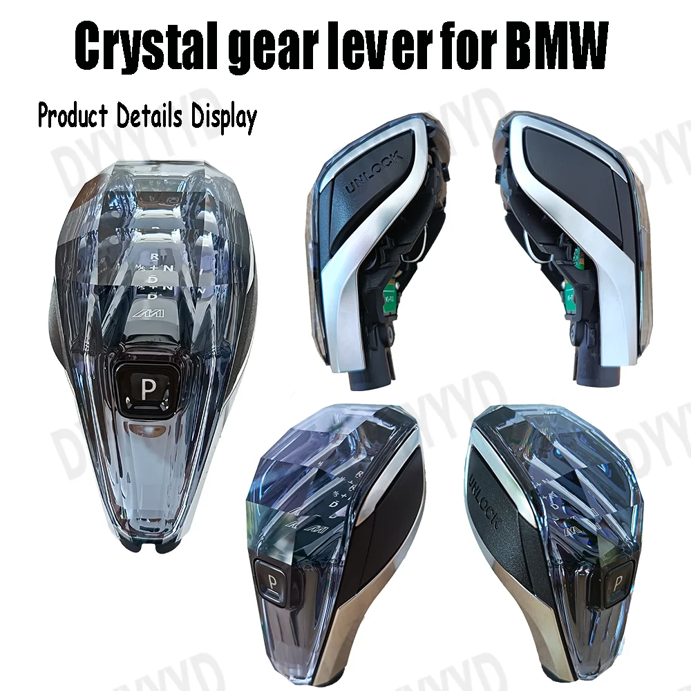 3 Pcs RHD Crystal Gear Shift Handle for BMW F10 F18 F20 F22 F32 F36 G30 Gear Shi
