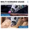 Drillpro 35000RPM 2000W Brushless Angle Grinder Cordless Electric Polishing Grinding Machine Compatible with Makita 18V Battery 5
