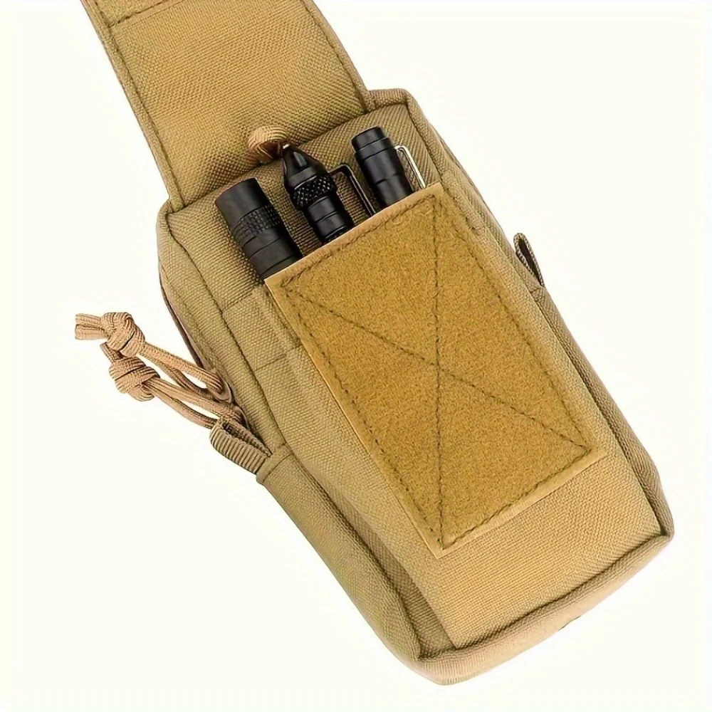 1PC Multi Functional Mobile Phone Storage Bag Suitable for Hiking. Multiple Storage Compartments for Hiking Equipment