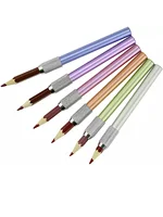 Bview Art Aluminum Assorted Colors Pencil Lengthener – Pencil Extender Holder for Colored Pencils in Regular 2
