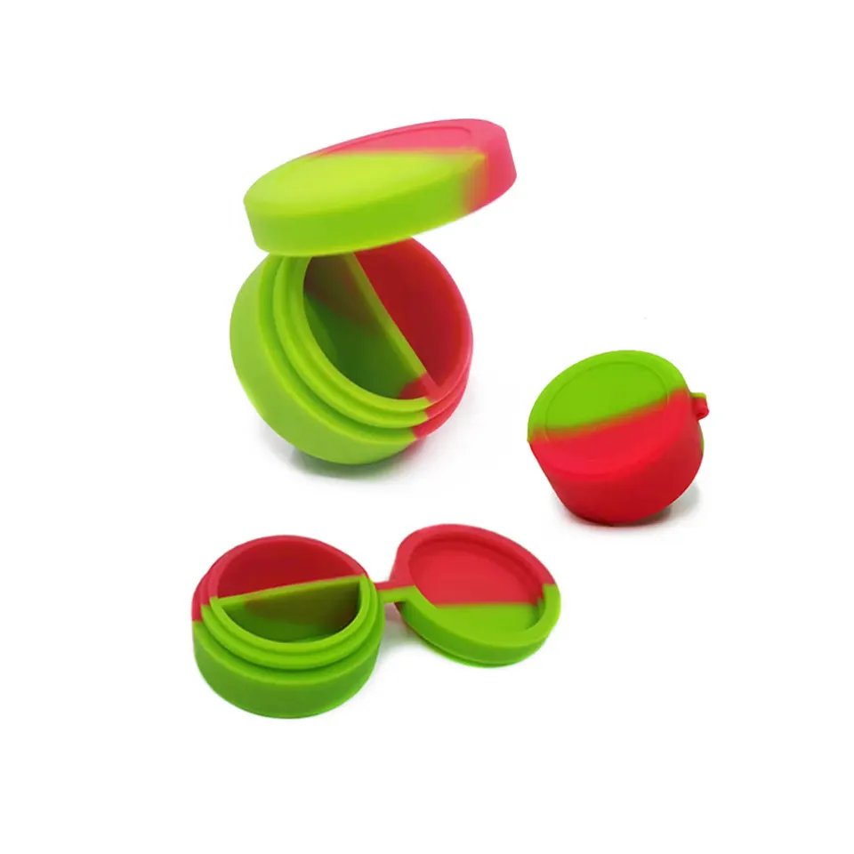 vcsjw 30 stuks ronde siliconen containers van 2 ml met deksel voor het bewaren van levensmiddelen, cosmetica, multifunctionele dozen