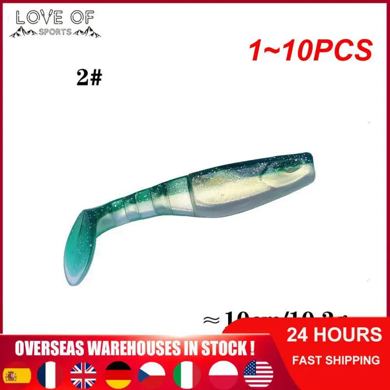 

1~10PCS lot soft lure shad 11cm/12g shad lure fishing lure silicon bait soft bait for carp fishing bait pike