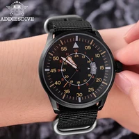 ADDIESDIVE nouvelle montre analogique pour hommes 50m montre lumineuse étanche mode sport grand cadran montre à Quartz pour hommes avec bracelet en Nylon 3