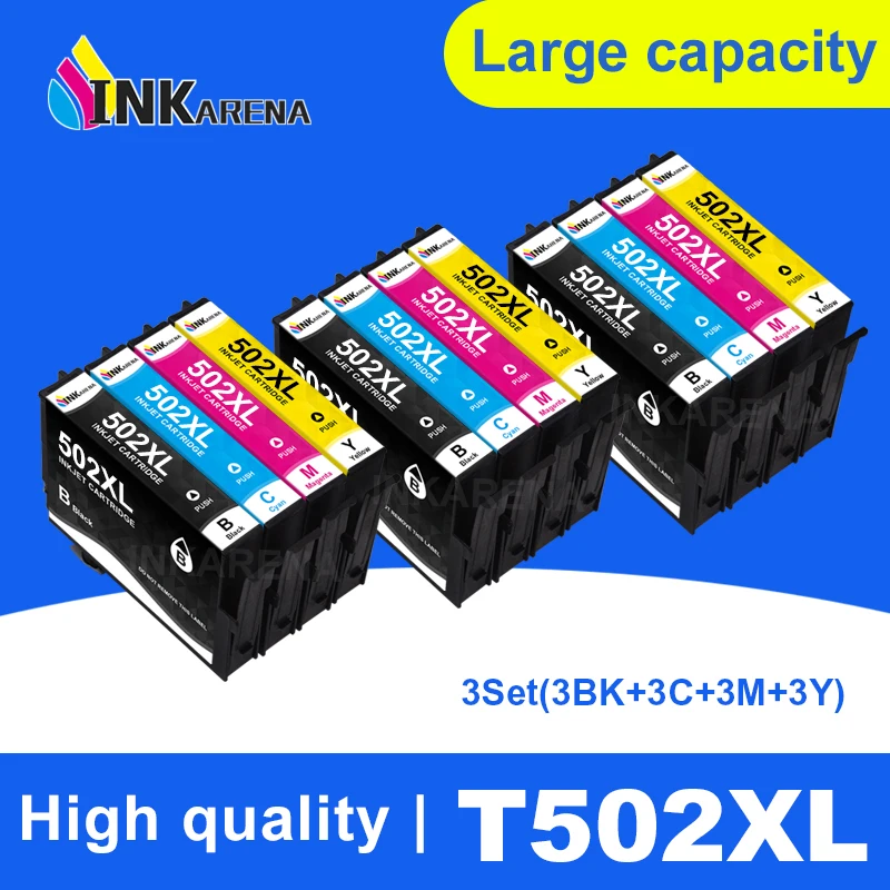 

Картридж чернильный INKARENA 502XL совместимый с Epson 502 XL