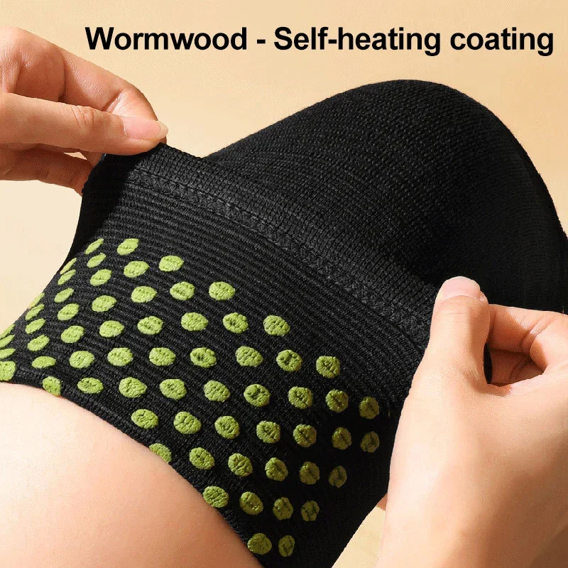New Self Heating Knee Braces Sleeve Tourmaline Knee Support Far Infrared Keep Warm Pads 2PCS knee support,knee support sleeve,knee brace,knee wraps