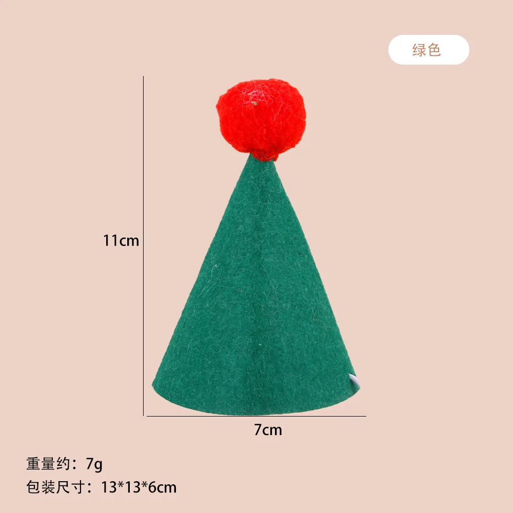 1PCS Merry Christmas Pet Hat Santa Claus Festival Decoration Accessories Xmas Gift for Dogs and Cats