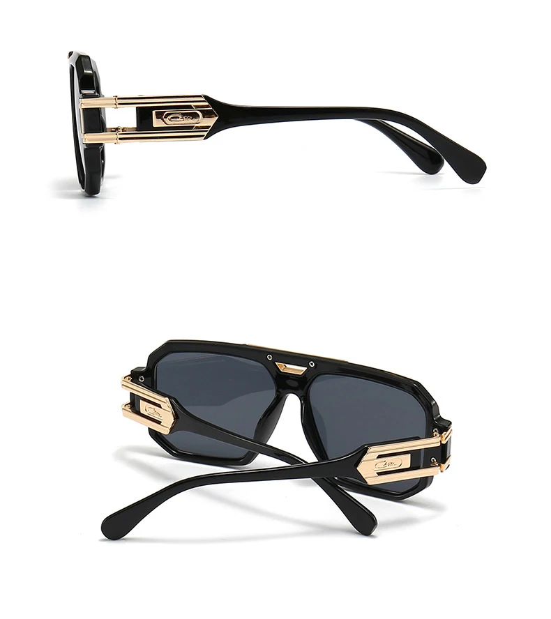 56478 Mode Männer Sonnenbrille Frauen 2023 Vintage Luxus Marke Designer Übergroßen Brillen Männlich Shades Uv400 Fahren Gläser – Detail 7