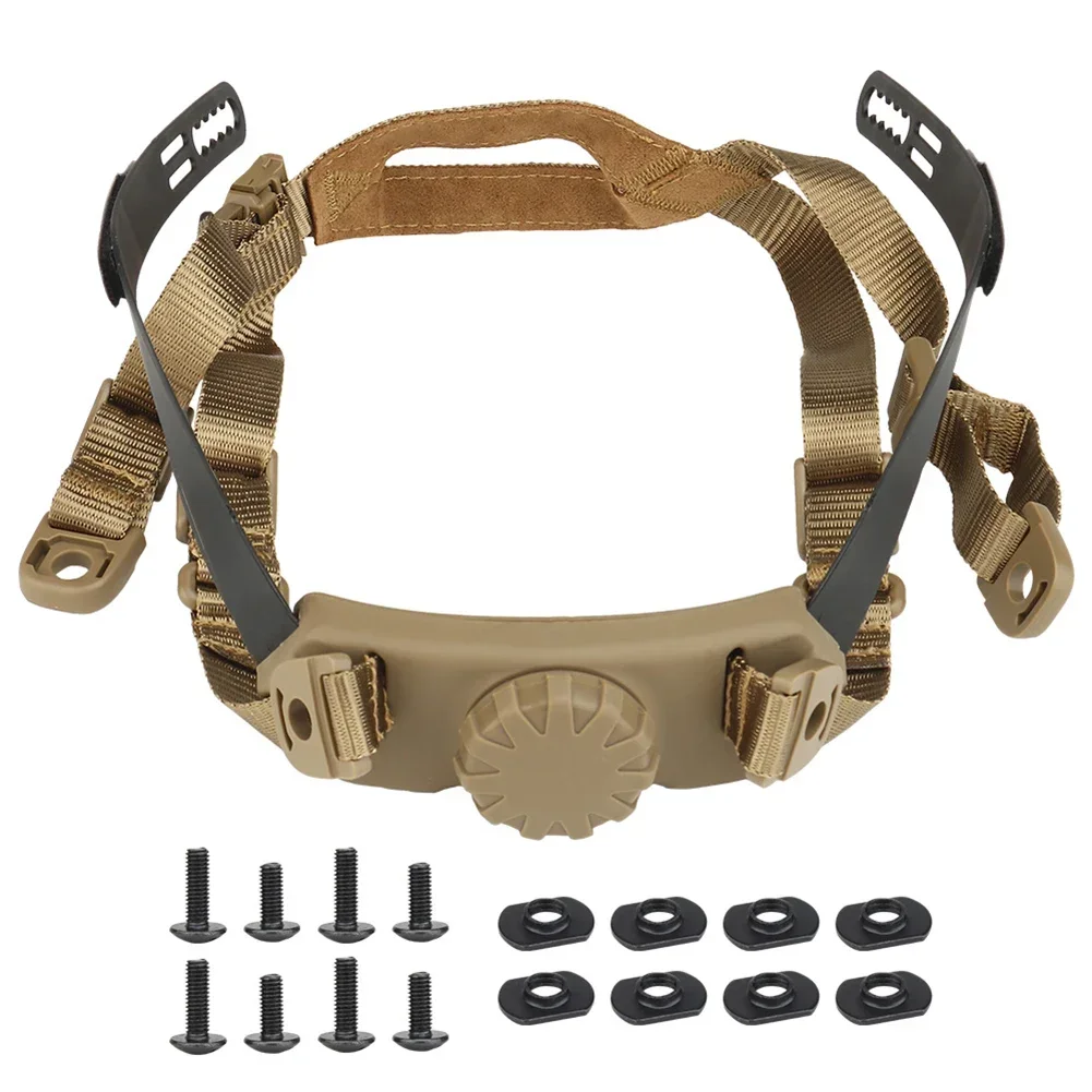 Tactical Helmet Inner Suspension System Hunting CS Helmets Airsoft Head Lock Strap for HL-31 HL-32 Helmet Accessories tactical helmet adapter airsoft helmet pads tactical helmet accessories