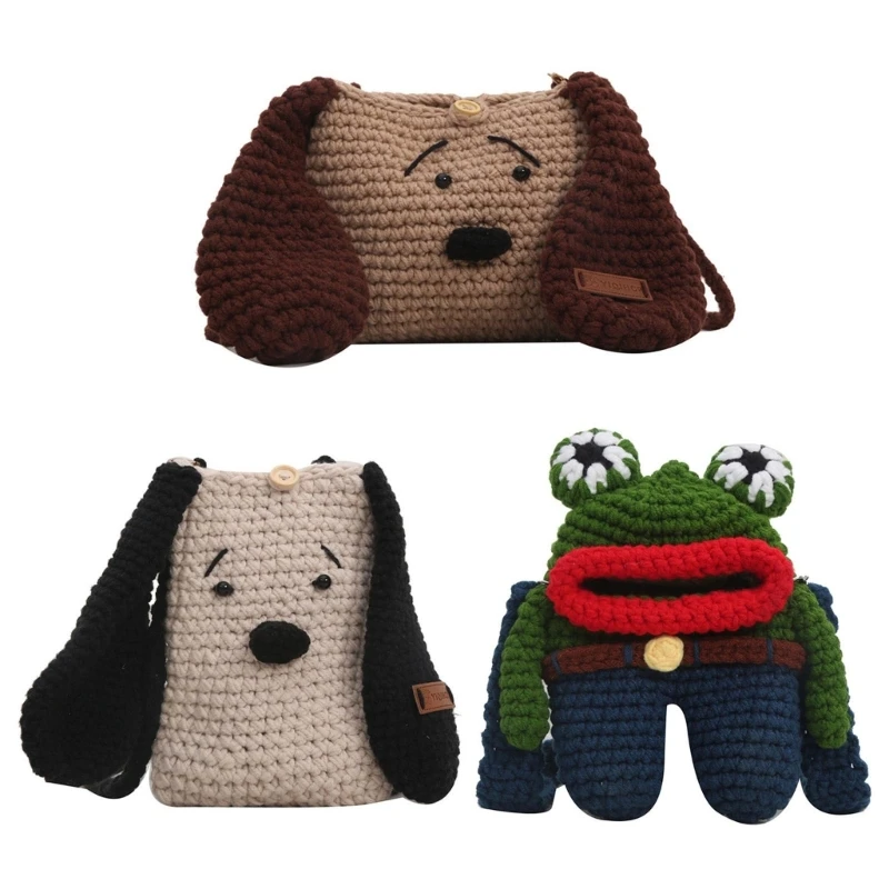 

Женская сумка через плечо ручной работы. Милая вязаная сумка через плечо. Вязаный кошелек для монет.