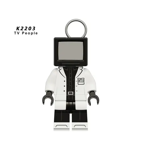 New KDL SWAT Skibidi Toilet Man Figures Anime Block Toys TvMan Titan Cameraman Speakerman Bricks Model Toy Birthday Gift - Image 65