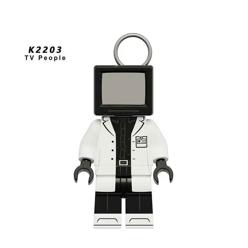 New KDL SWAT Skibidi Toilet Man Figures Anime Block Toys TvMan Titan Cameraman Speakerman Bricks Model Toy Birthday Gift - Image 65