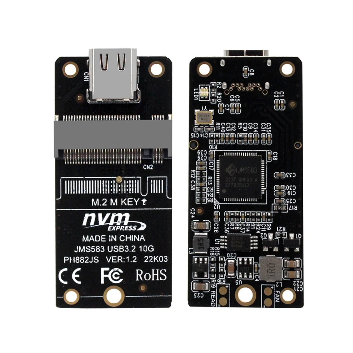 TYPE-C to M.2  NVME SSD  NVMe Ŭ, M.2-USB 3.2, CŸ , M.2 SSD 2230 2242 2260 2280