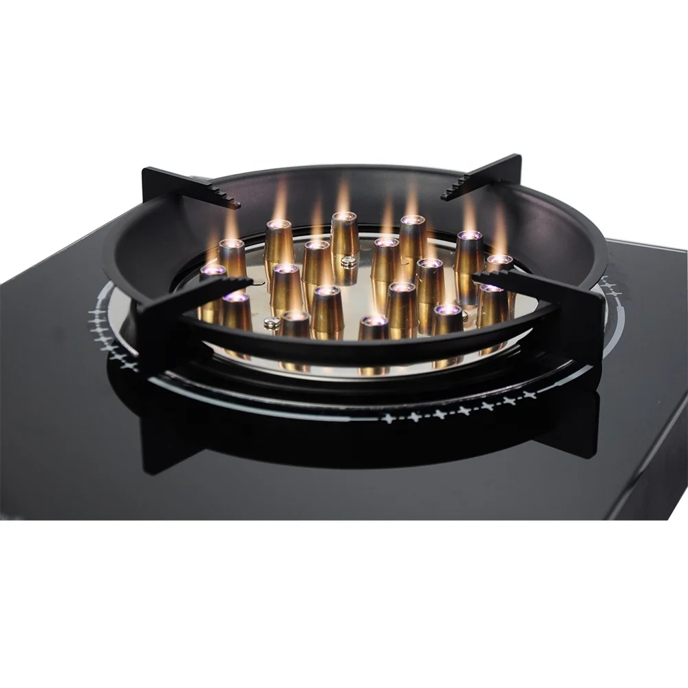 3000W Plasma Electric Flame Stove Glasses Cooktop Multiple Safety Protection No Gas Needed Play and Plug for Camping RV Home 2