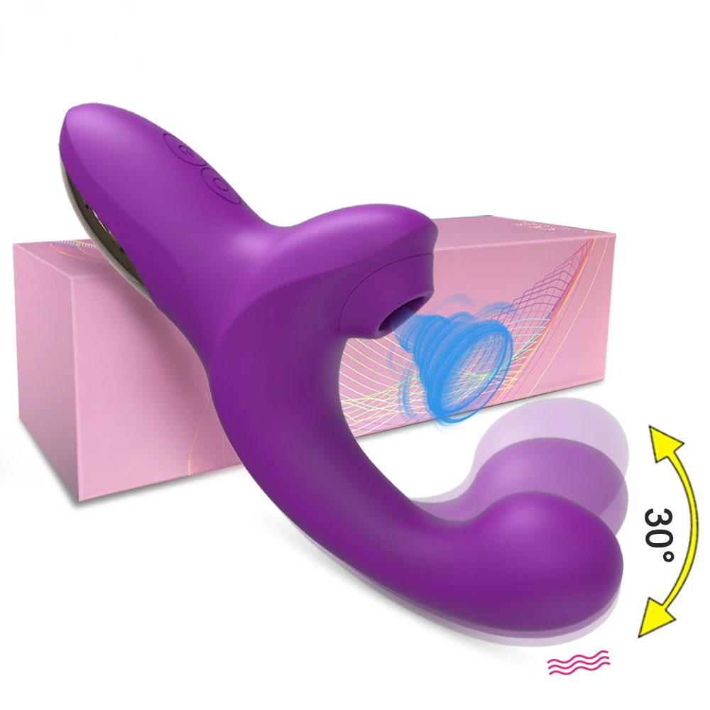 Kraftvoller Dildo Vibrator Mit Saugfunktion Für Klitorisstimulation_voghion.com
