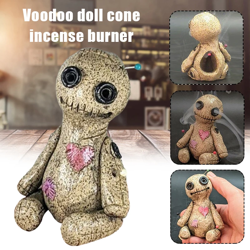 Кукольная горелка Voodoo для благовоний домашний декоративный подсвечник ручной