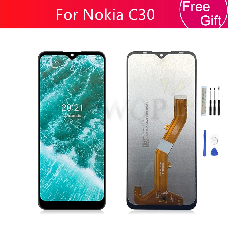 

For Nokia C30 LCD Display Touch Screen Digitizer Assembly TA-1377, TA-1369, TA-1360 Screen Replacement Repair parts