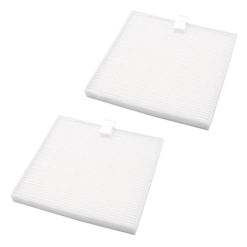 

2Pc Filter Screen Replacement Accessories For Ilife V8 V8S X750 X800 X785 V80 Robot Sweeper (White+Black)