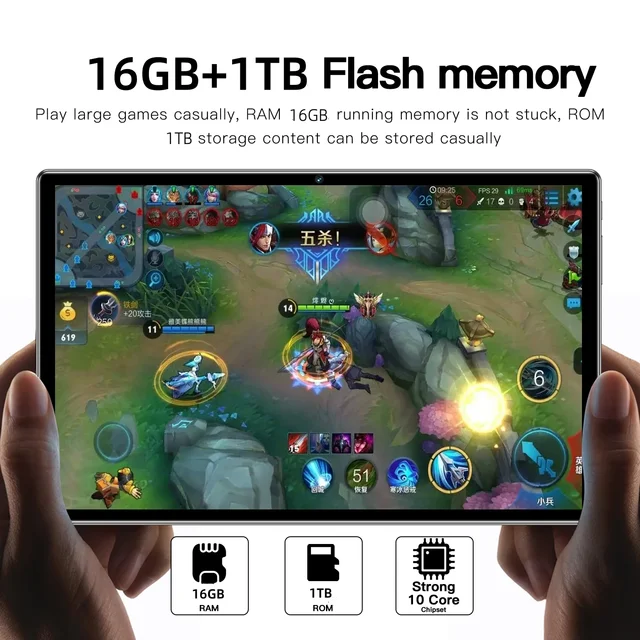 2024 NEW Global Version MI Pad 15 Pro Tablet Android13 11 Inch 16GB 1024GB 5G Dual SIM Phone Call GPS Bluetooth WiFi Tablet PC 3