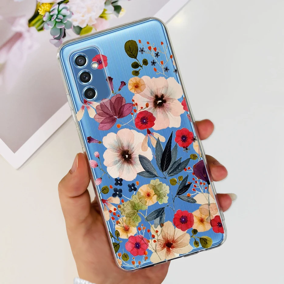 Stylish Clear Silicone Phone Case with Fashion Print Design
