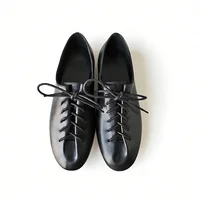 FEDONAS – chaussures plates en cuir véritable pour femmes, chaussures décontractées en cuir souple à nouages croisés, mocassins à la mode pour femmes 4
